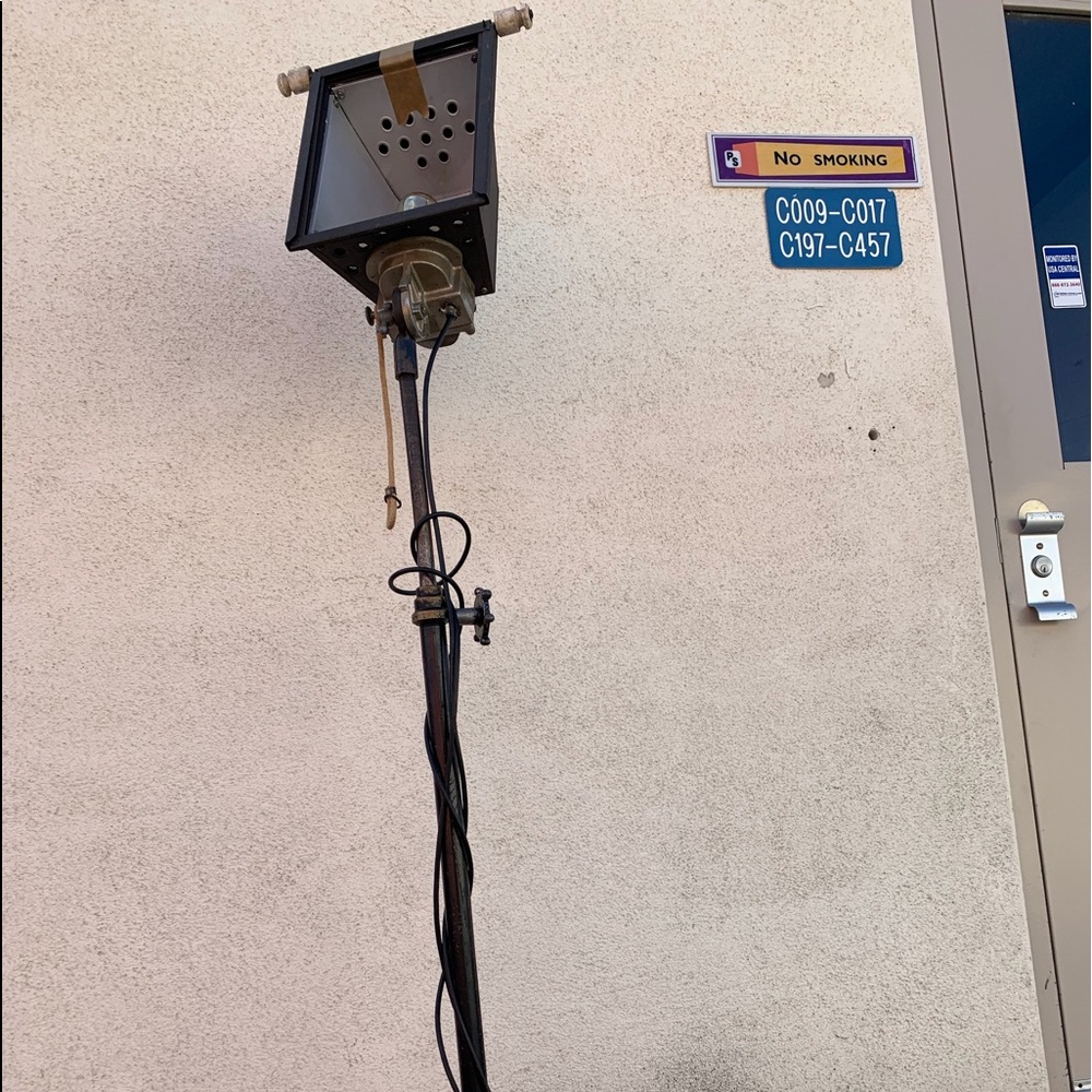Antique studio projector lamp
